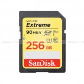 SD CARD 256GB ความเร็ว 90/60MB/s read/write ถ่ายภาพไม่มีข้อจำกัด ไม่สะดุด ประสิทธิภาพที่ดีกว่า